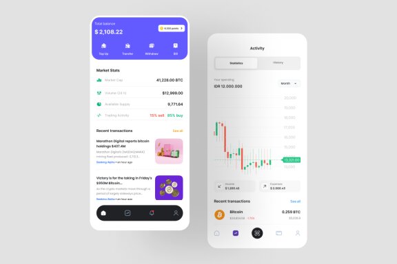Crypto App Ui Kit