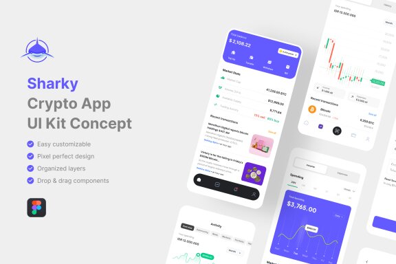 Crypto App Ui Kit