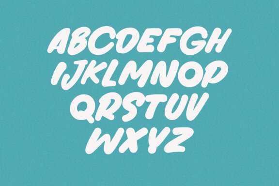 Gostar Light Brush Marker Display Handmade Font