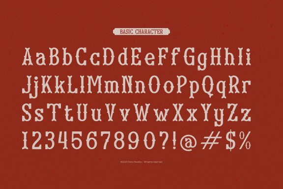 Drexia | Western Typeface