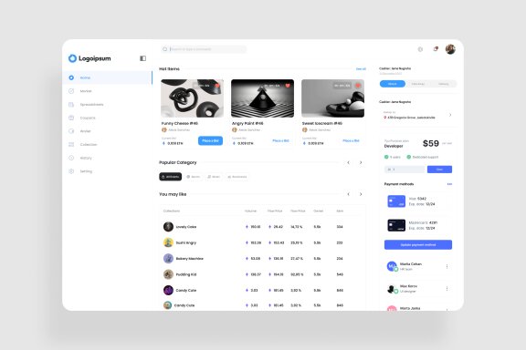 NFT Sale Dashboard UI Kit
