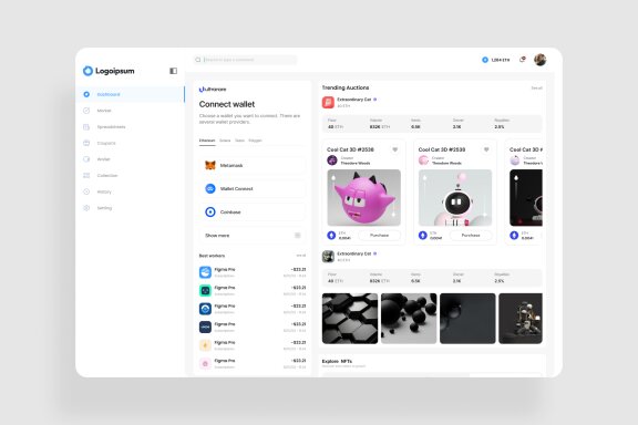 NFT Collection Dashboard UI Kit