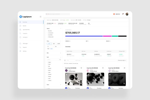 NFT Collection Dashboard UI Kit