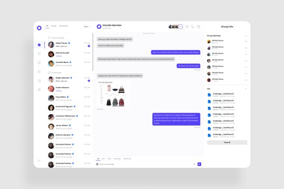 Chatting Dashboard UI Kit