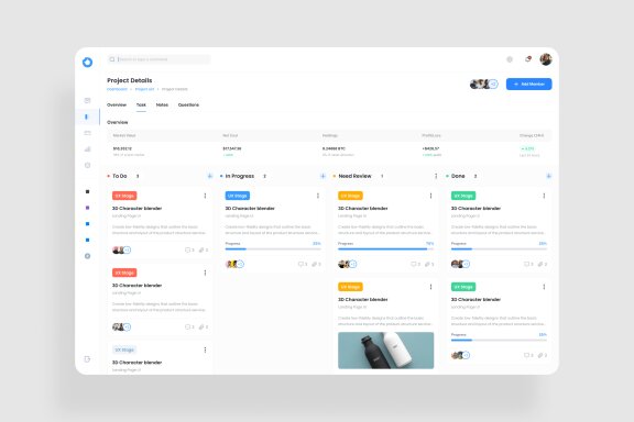 Task Management Dashboard UI Kit