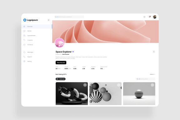 NFT Portfolio Dashboard UI Kit