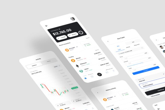 Crypto App UI Kit
