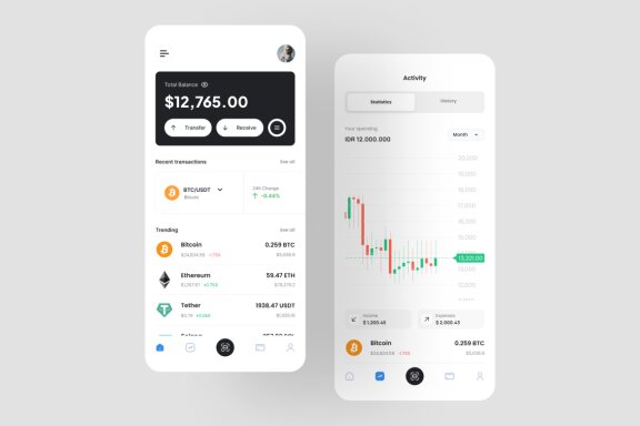 Crypto App UI Kit