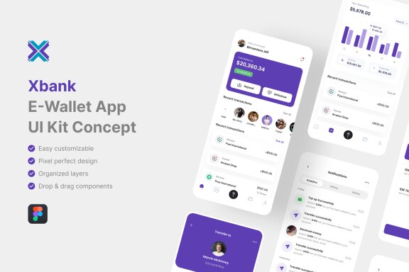 E-Wallet App UI Kit