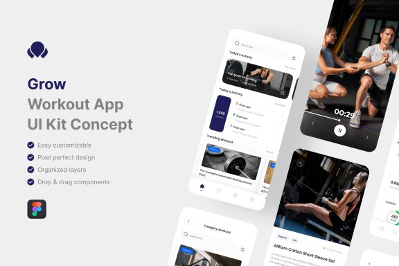 Workout App UI Kit