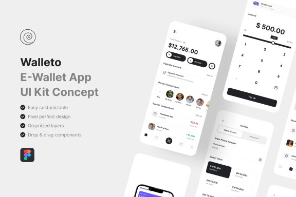 E-Wallet App UI Kit