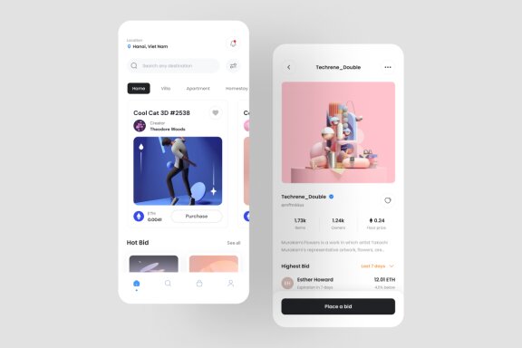 NFT Marketplace App UI Kit