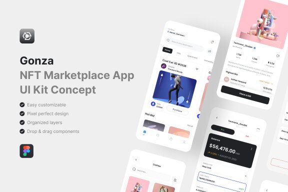 NFT Marketplace App UI Kit