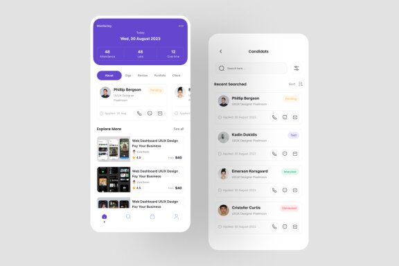 Job Finder App UI Kit