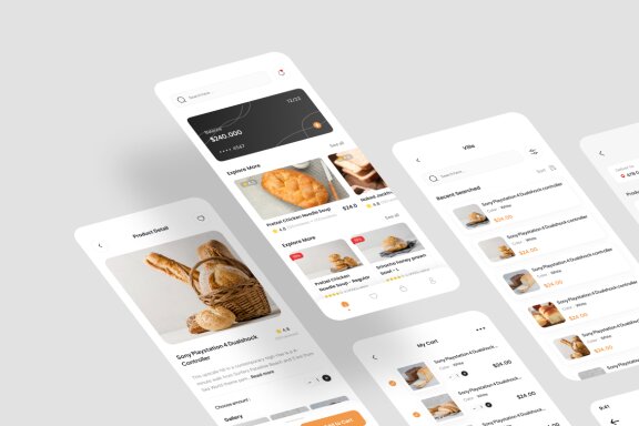 Food Deliver App UI Kit