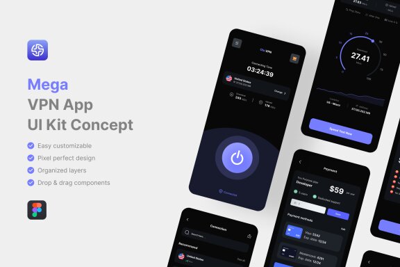 VPN App UI Kit