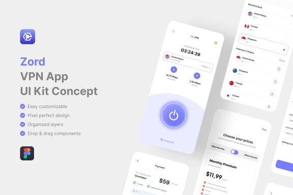 VPN App UI Kit