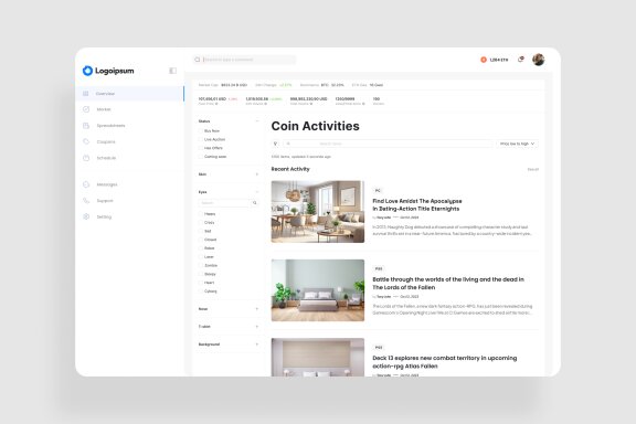 Blog Reading Dashboard UI Kit