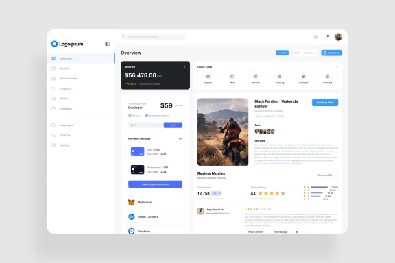 Movie Booking Dashboard UI Kit