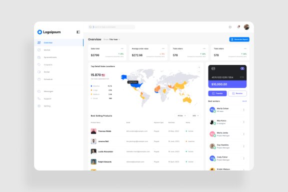 Customer Manage Dashboard UI Kit