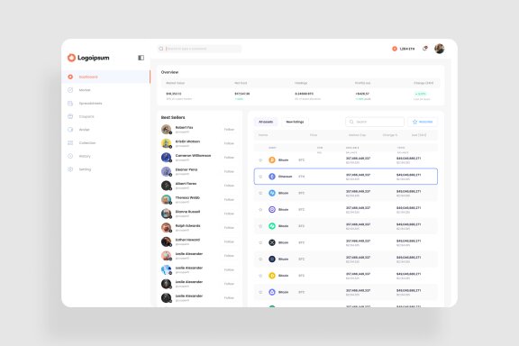 Crypto Portfolio Dashboard UI Kit