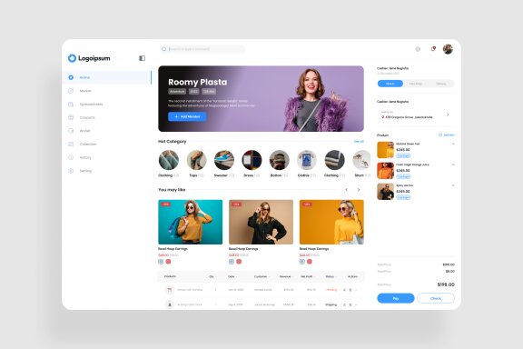 Fashion Store Dashboard UI Kit