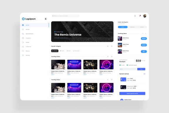 Gaming Store Dashboard UI Kit
