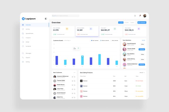 Customer Relationship Manage Dashboard UI Kit