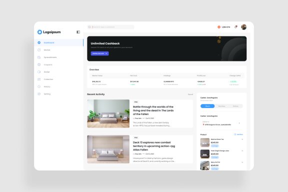 Hotel Booking Dashboard UI Kit