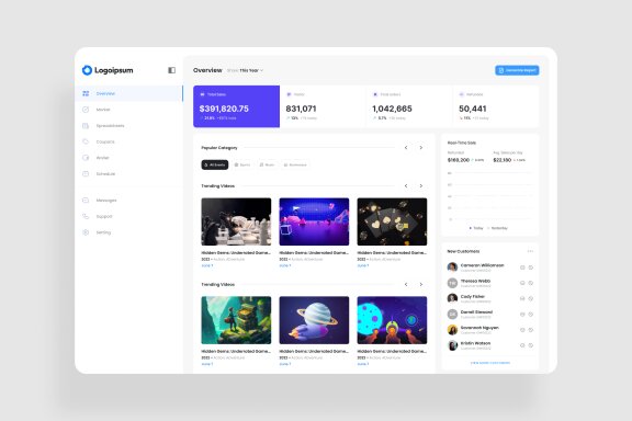 Sale Analytics Dashboard UI Kit