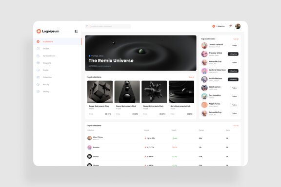 NFT Dashboard UI Kit