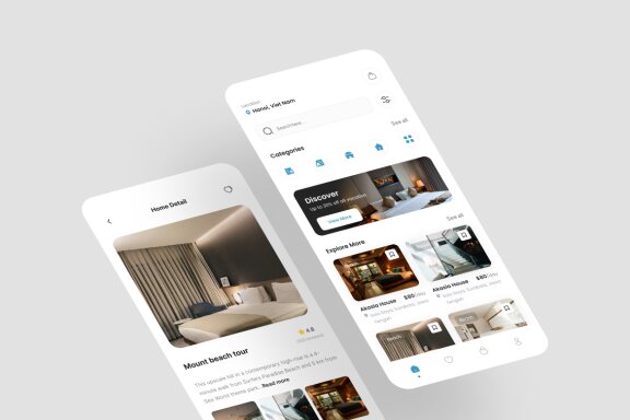 Hotel Booking App UI Kit