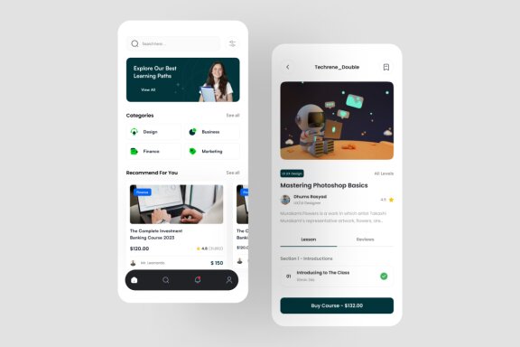 Online Course App UI Kit