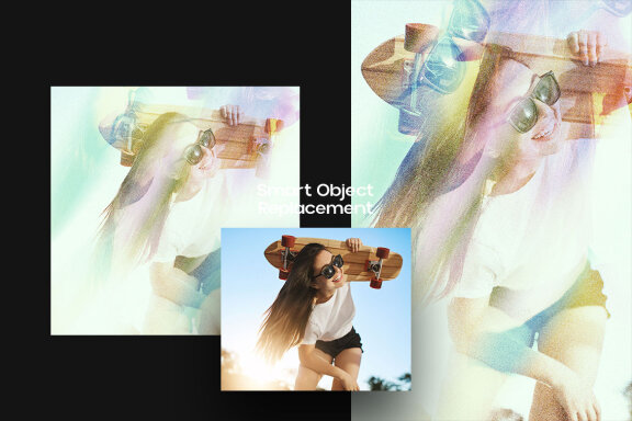 Radiance Prism Square And Poster Effect