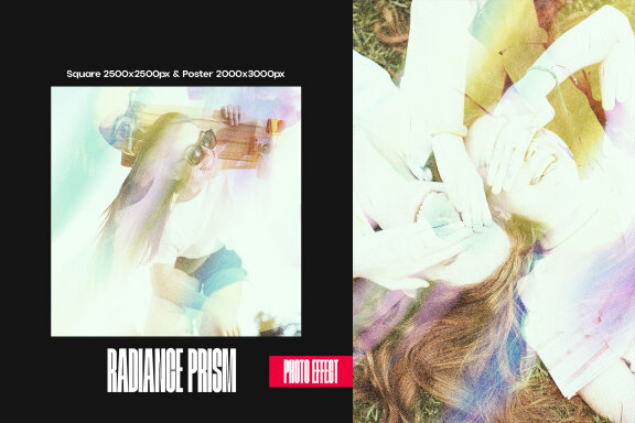 Radiance Prism Square And Poster Effect