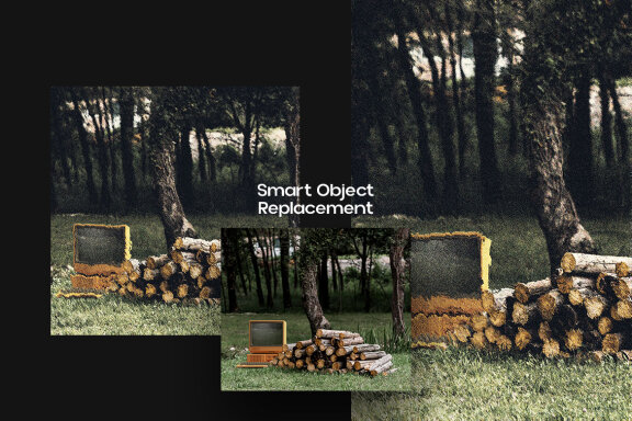 Distortion Magazine Square And Poster Effect