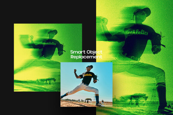 Motion Blur Square And Poster Effect