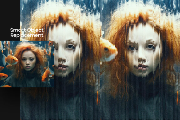 Fractal Mirror Square And Poster Effect