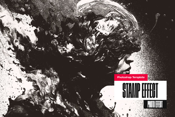 Stamp Photo Effect