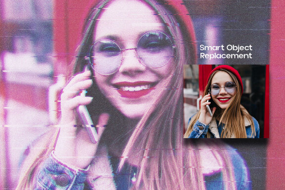 Retro VHS Machine Photo Effect