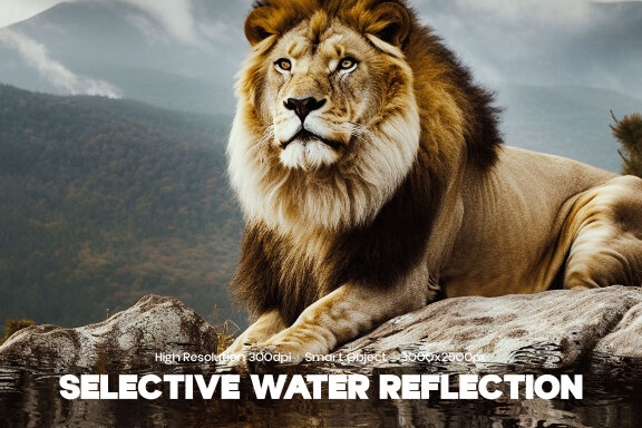 Selective Water Reflection Photo Effect