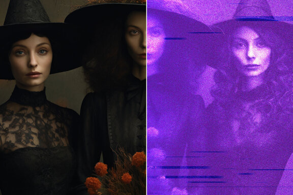 Ghost Glitch Photo Effect