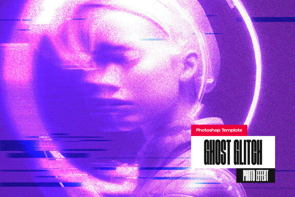 Ghost Glitch Photo Effect