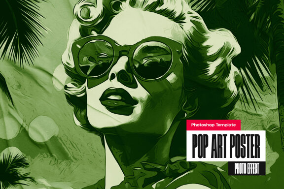 Pop Art Poster Photo Effect