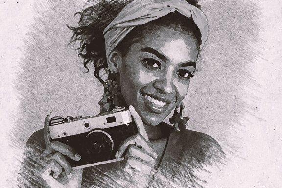 Sketching Photo Effect