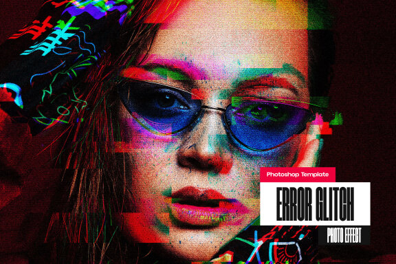 Error Glitch Photo Effect