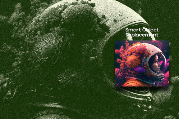 Noise Distortion Photo Effect