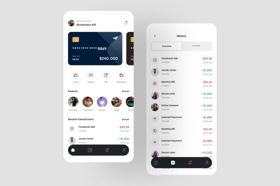 E-Wallet App UI Kit