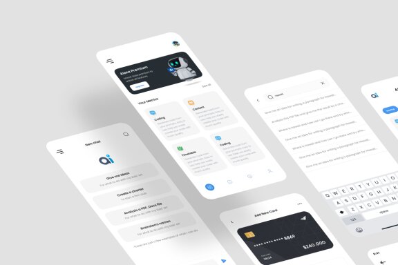 AI Chatbot App UI Kit