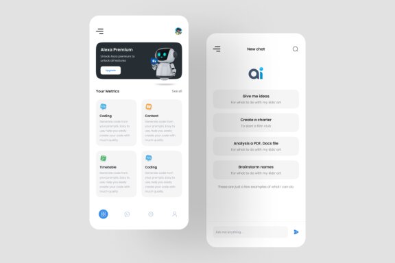 AI Chatbot App UI Kit